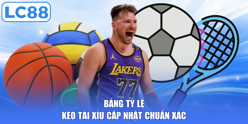 Bảng tỷ lệ kèo tài xỉu cập nhật chuẩn xác