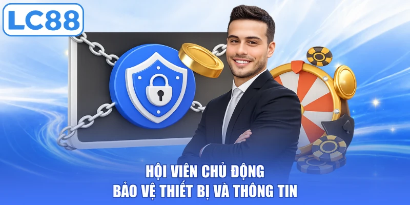 Hội viên chủ động bảo vệ thiết bị và thông tin